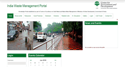 Desktop Screenshot of indiawastemanagementportal.org